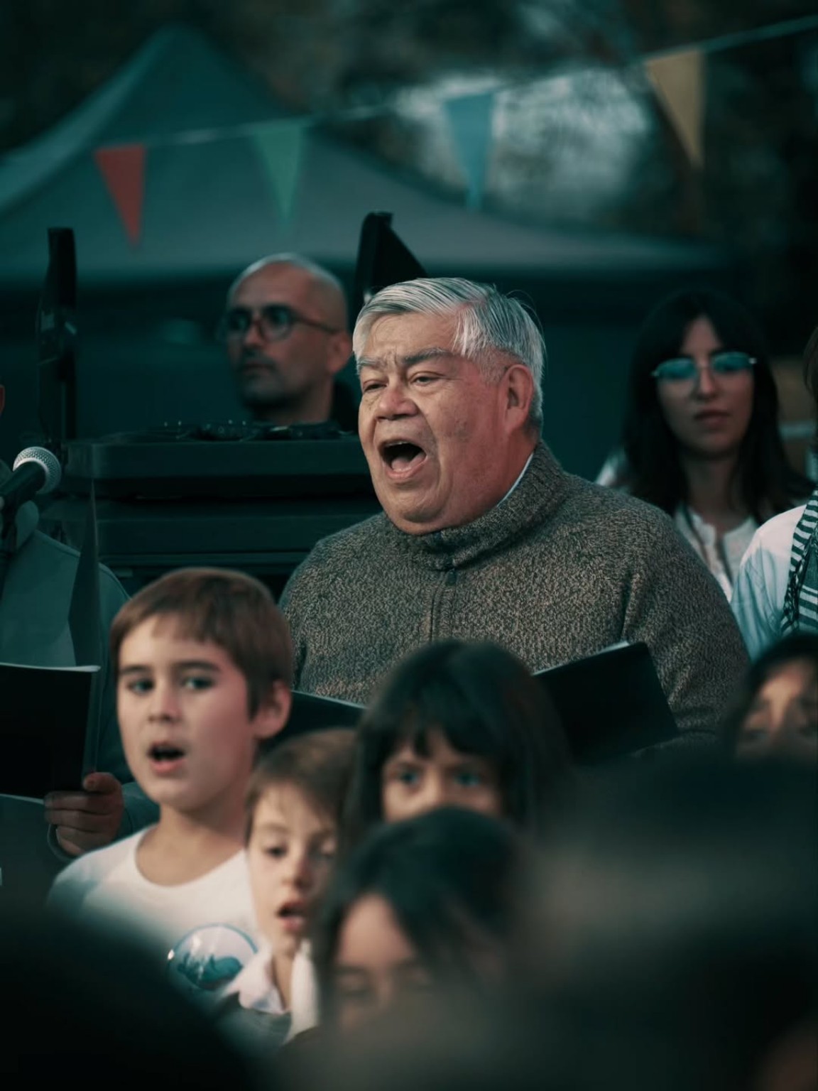 Voces de distintas generaciones reunidas en el canto