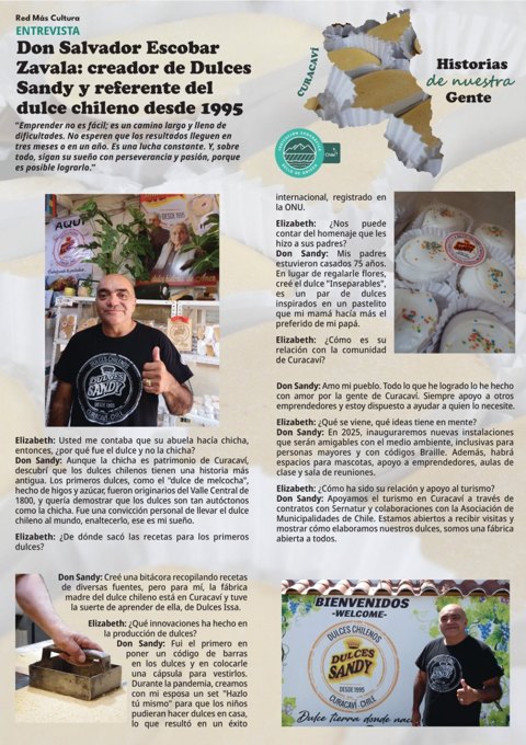 Entrevista a Salvador Escobar Zavala: Dulces Sandy y la tradición del dulce chileno